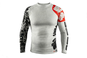 UN3D ＲＡＳＨ　ＧＵＡＲＤ Nebula (Blue) Long Sleeve Rash Guard