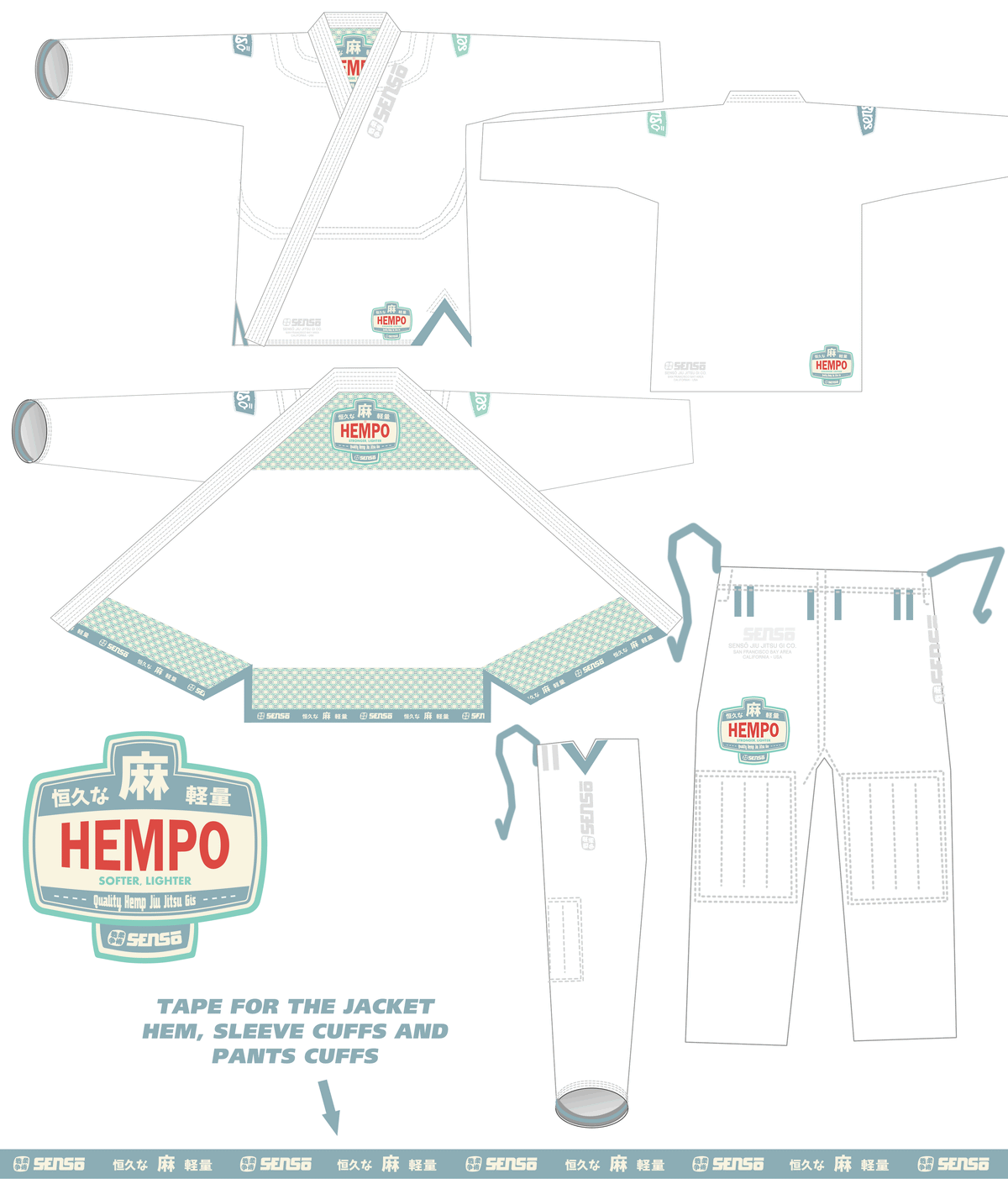 Sensō Jiu Jitsu:Hempo - 100% Hemp Gi