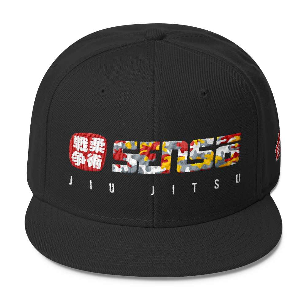 Sensō Jiu Jitsu:Camo Logo Wool Blend Snapback